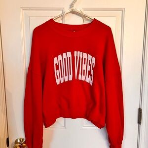 Old Navy “Good Vibes” Sweatshirt